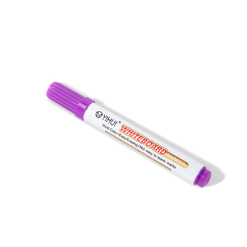 Large-capacity 12-color water-based pen erasable whiteboard pen office writing board thick head message marker pen wholesale