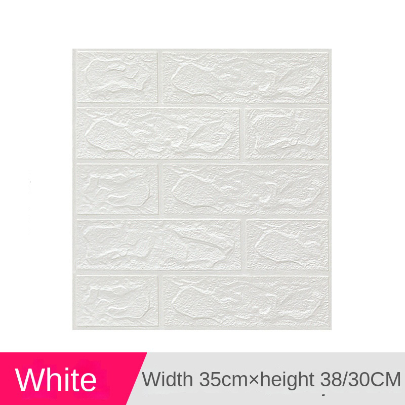 Cross-border 3538cm wall sticker 3d three-dimensional self-adhesive small size waterproof XPE foam wallpaper wall paper spot