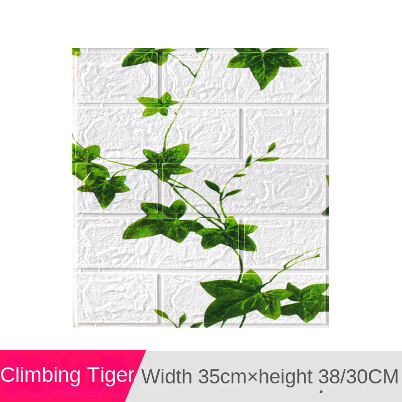 Cross-border 3538cm wall sticker 3d three-dimensional self-adhesive small size waterproof XPE foam wallpaper wall paper spot