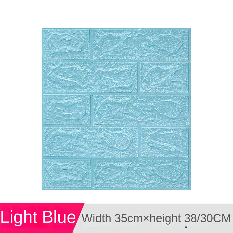 Cross-border 3538cm wall sticker 3d three-dimensional self-adhesive small size waterproof XPE foam wallpaper wall paper spot