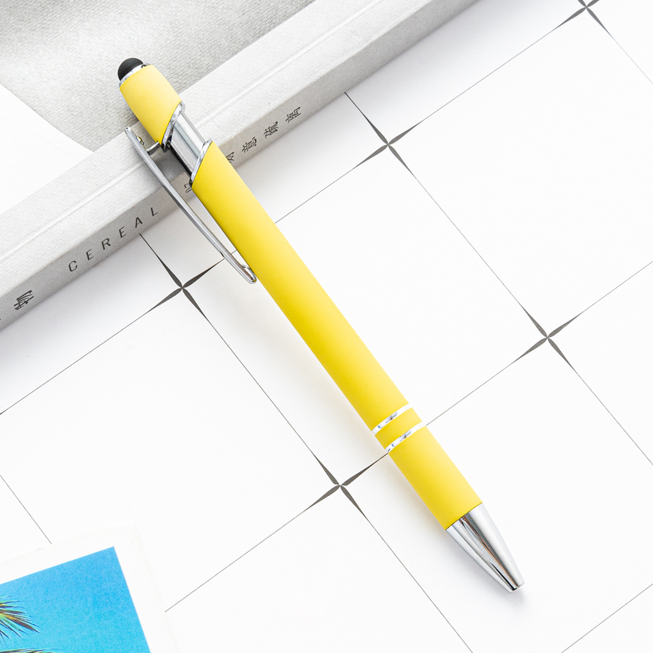 Press pen spot wholesale metal pen press ballpoint pen aluminum rod pen capacitive pen touch handwriting touch screen pen