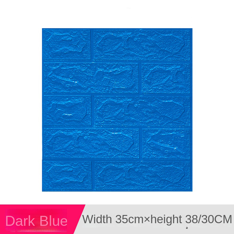 Cross-border 3538cm wall sticker 3d three-dimensional self-adhesive small size waterproof XPE foam wallpaper wall paper spot