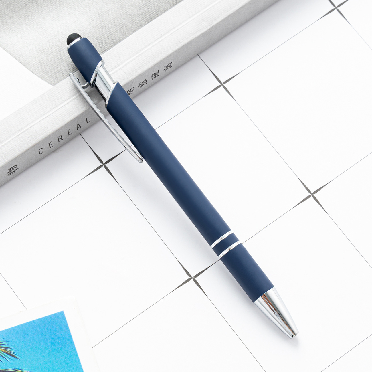 Press pen spot wholesale metal pen press ballpoint pen aluminum rod pen capacitive pen touch handwriting touch screen pen
