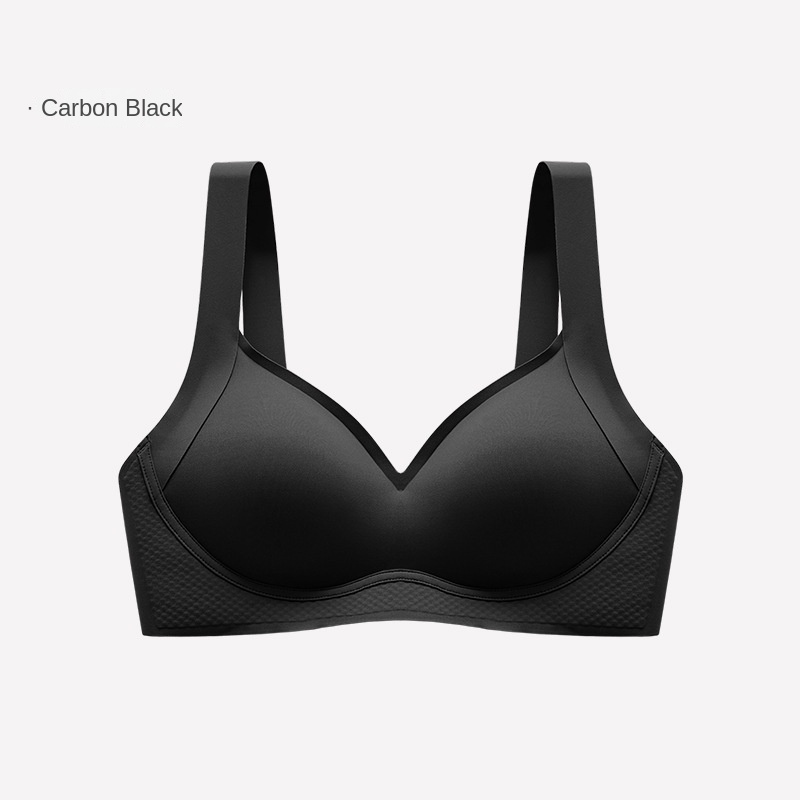 Naked seamless underwear women’s small chest push-up suit latex uu cup no rims closed breast bra set