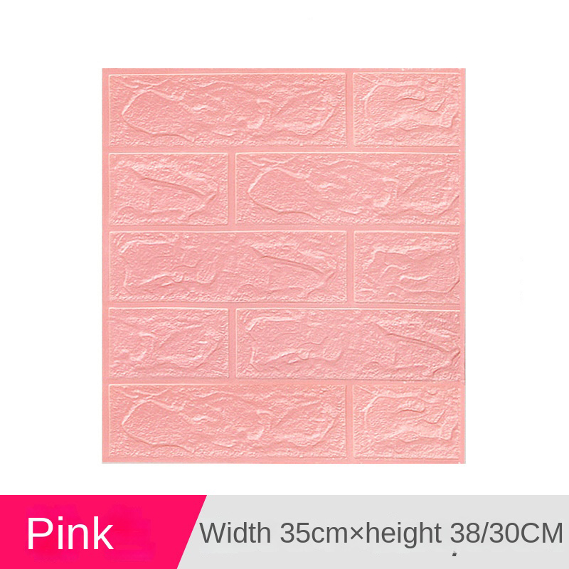 Cross-border 3538cm wall sticker 3d three-dimensional self-adhesive small size waterproof XPE foam wallpaper wall paper spot