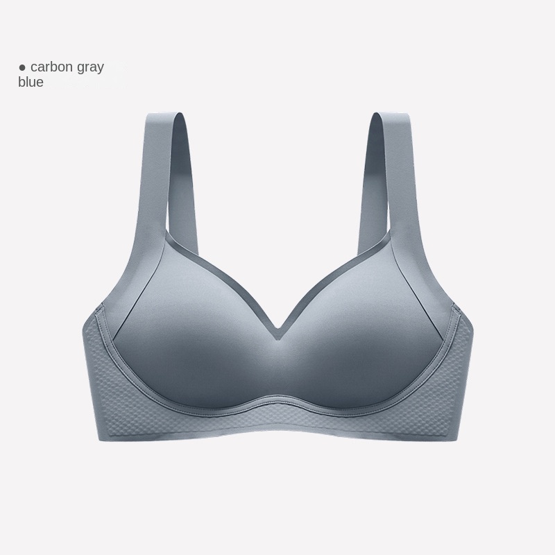 Naked seamless underwear women’s small chest push-up suit latex uu cup no rims closed breast bra set