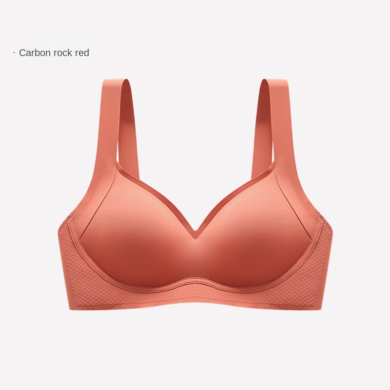 Naked seamless underwear women’s small chest push-up suit latex uu cup no rims closed breast bra set