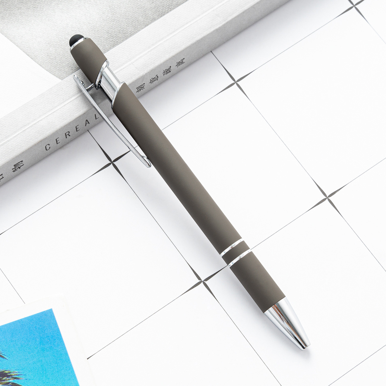 Press pen spot wholesale metal pen press ballpoint pen aluminum rod pen capacitive pen touch handwriting touch screen pen