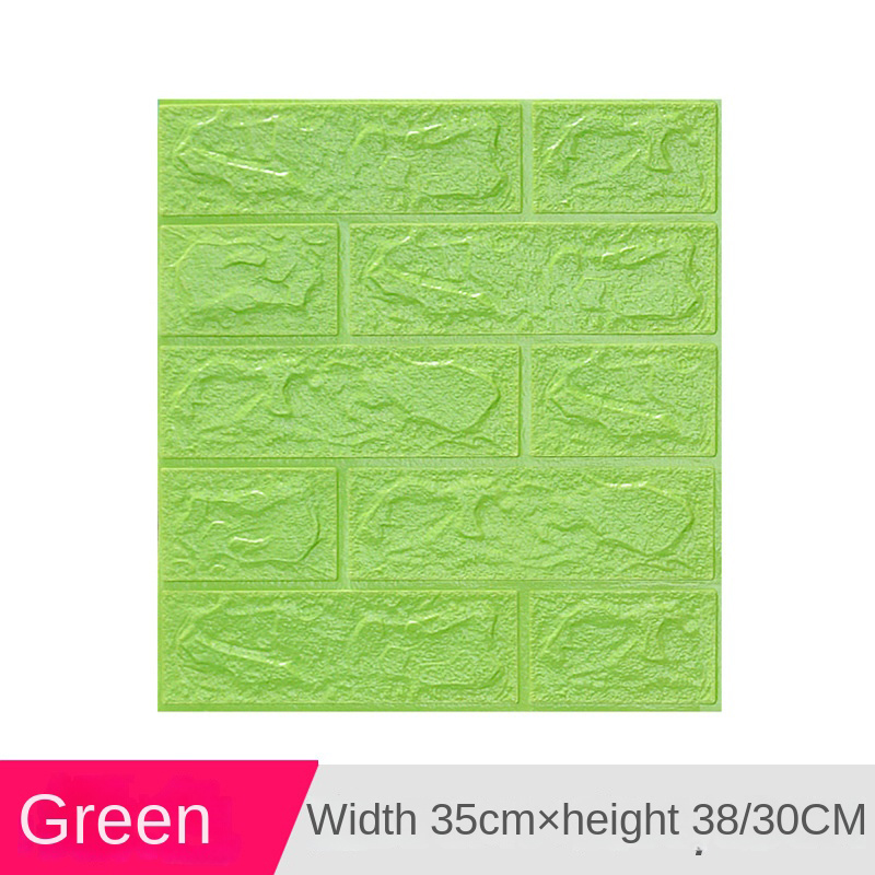 Cross-border 3538cm wall sticker 3d three-dimensional self-adhesive small size waterproof XPE foam wallpaper wall paper spot