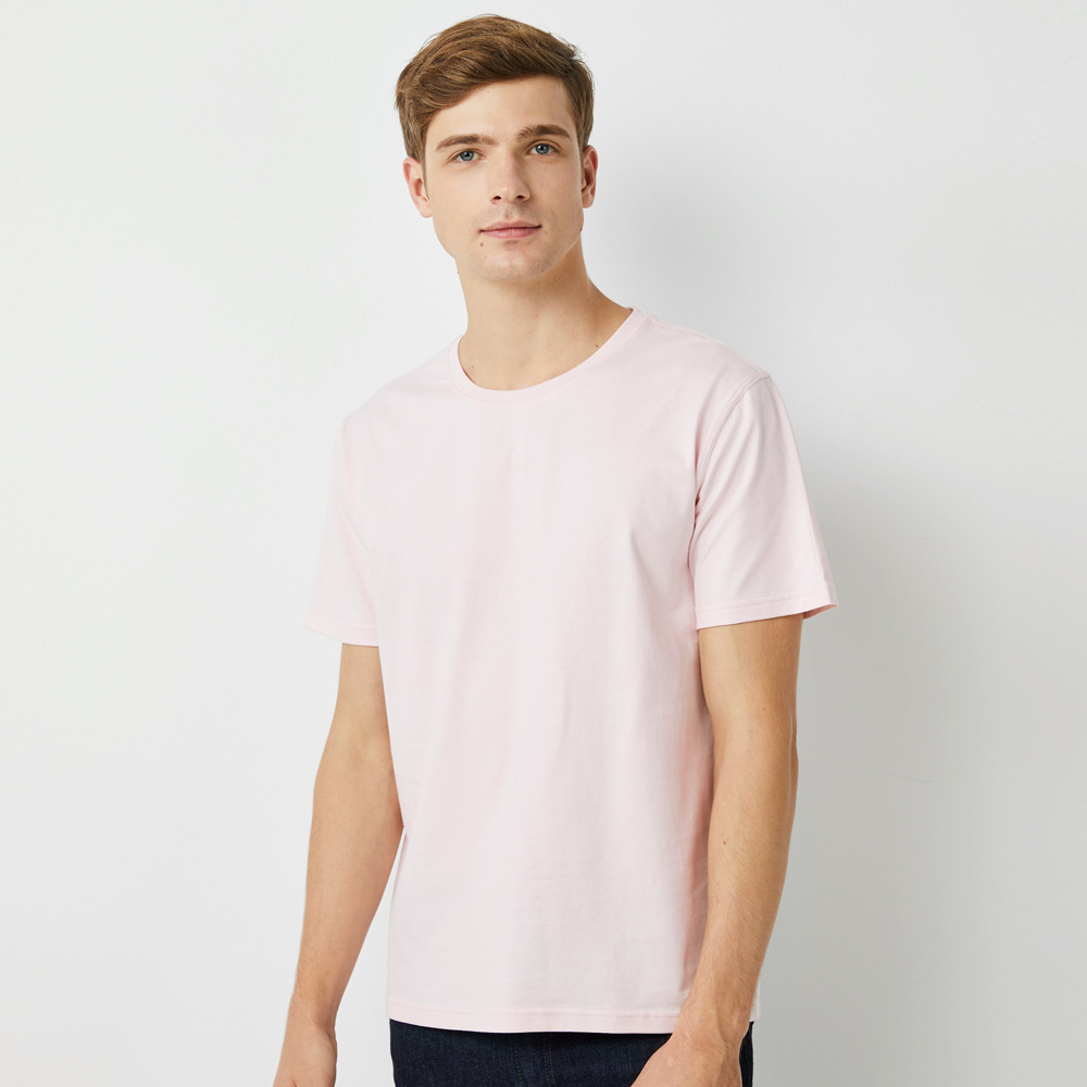 T-shirt men’s solid color wholesale trendy brand 5900