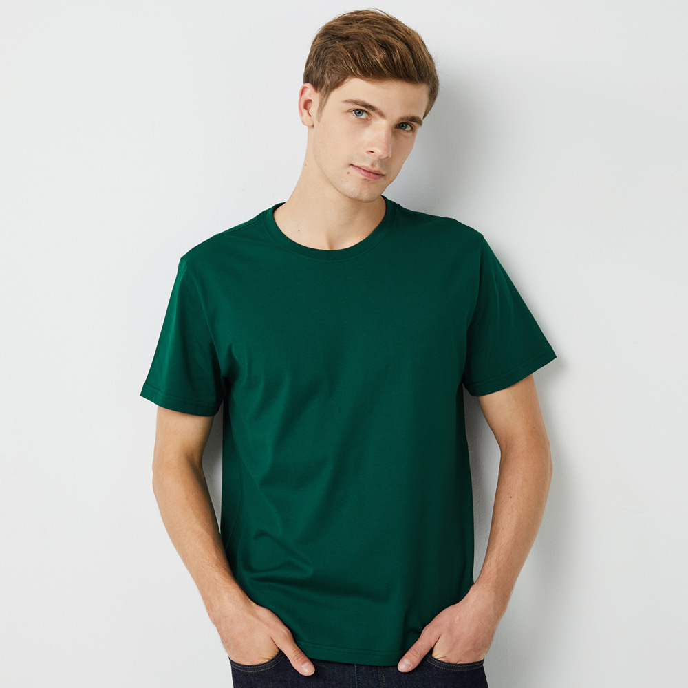 T-shirt men’s solid color wholesale trendy brand 5900