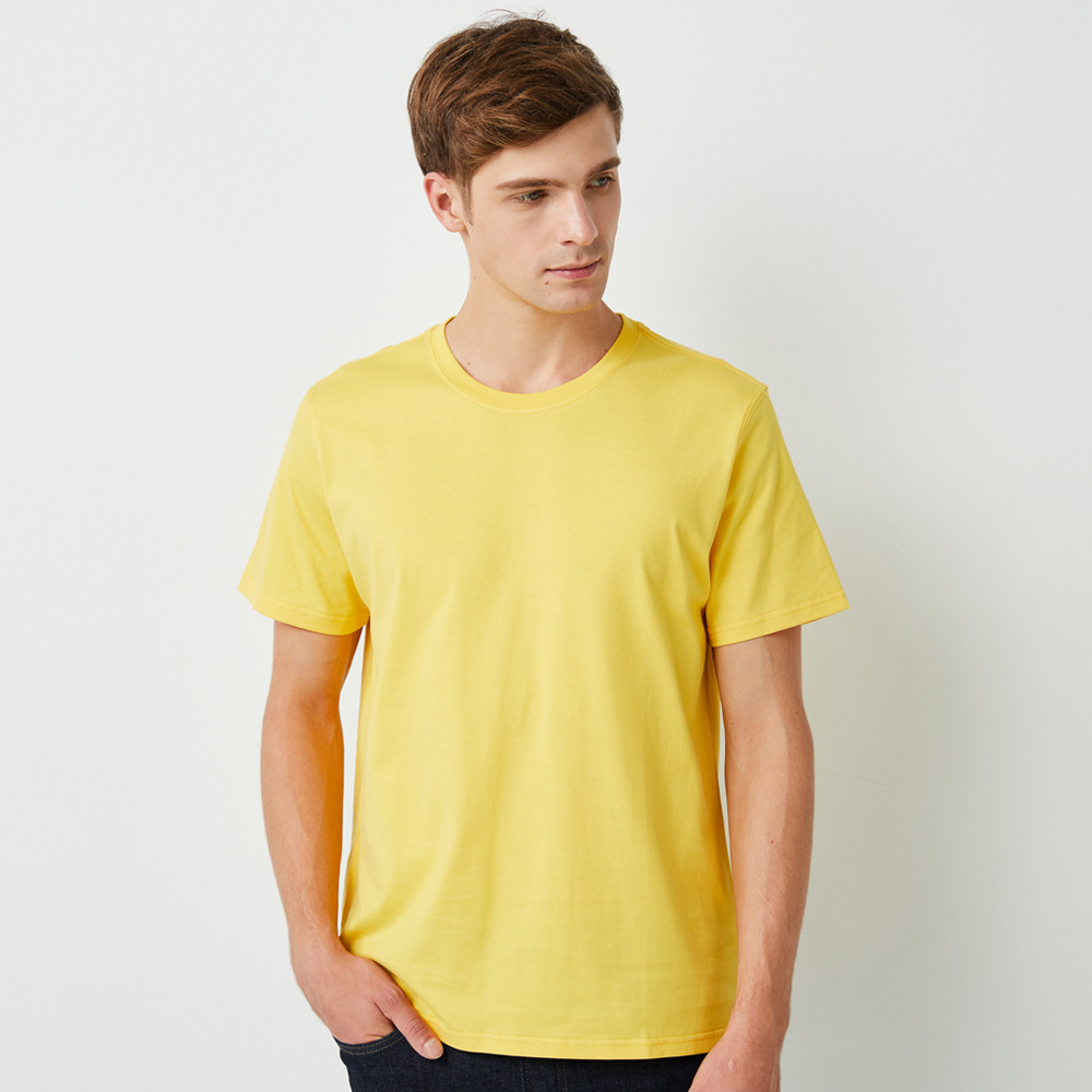 T-shirt men’s solid color wholesale trendy brand 5900