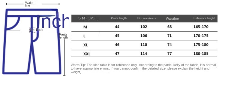 New Men’s Sports Pants Casual Outdoor Breathable Multi Pocket Double Layer Shorts