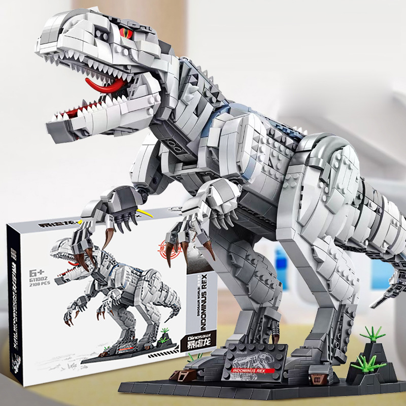 Large Dinosaur Tyrannosaurus Rex Compatible with Lego Building Blocks Assembling Toys Puzzle Boys Difficult Children’s Gifts