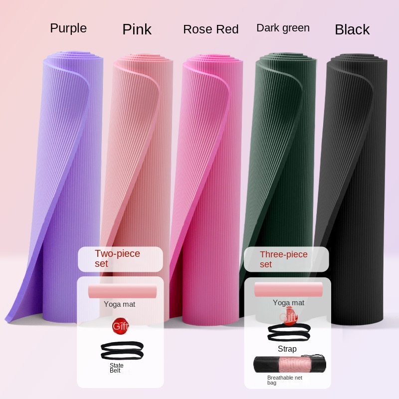 Yoga mat women’s gymnastics mat sleeping mat sports dancing mat men’s fitness mat non-slip thickened yoga mat factory wholesale