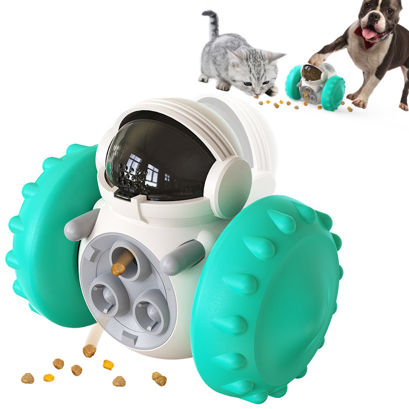 Pet Products Factory Home Wholesale Company New Explosion Model Amazon Slow Leakage Eater Dog Toy Cat Balance Scooter