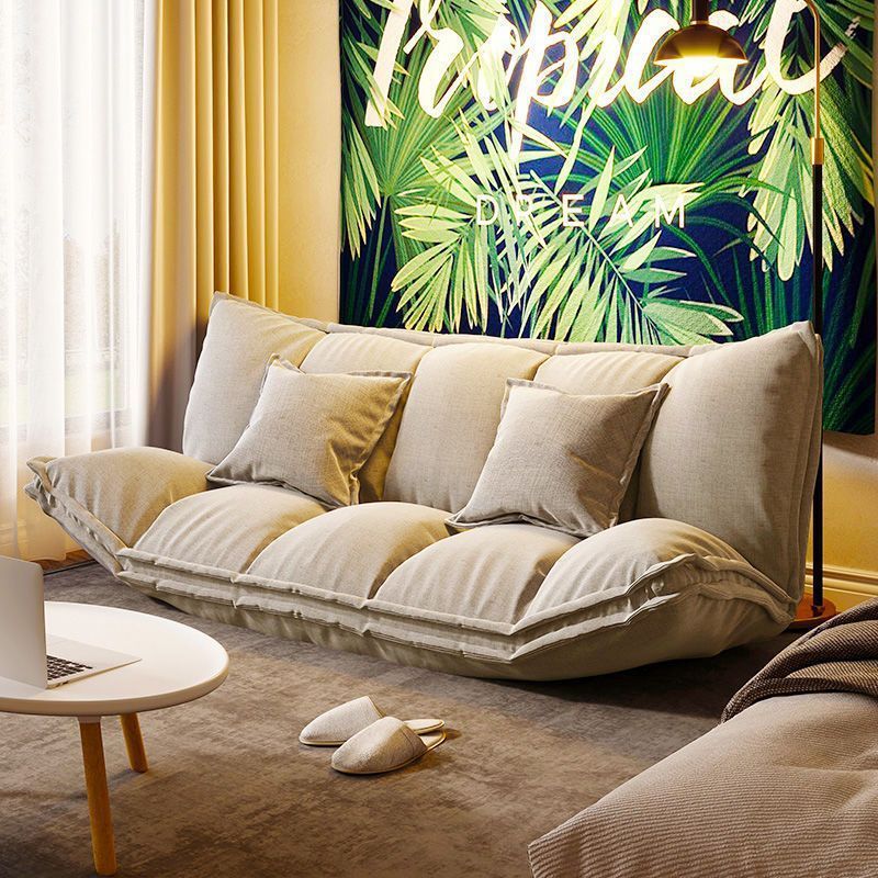 Lazy sofa tatami folding double small apartment net red style bedroom single simple floor sofa bed dual-use