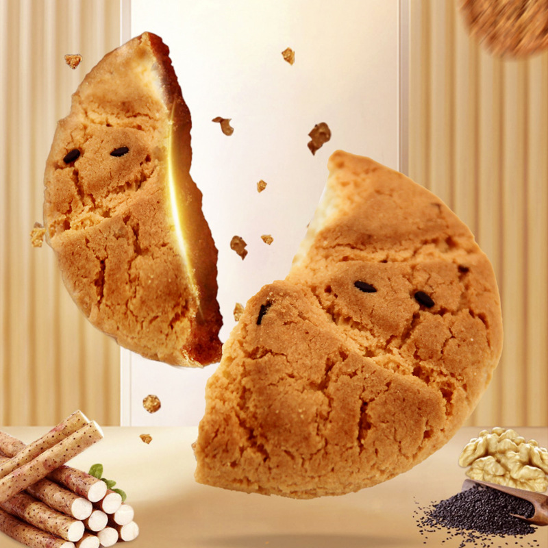 Yam peach crisp iron stick yam xylitol peach crisp black sesame yam peach crisp 500g box yam peach crisp