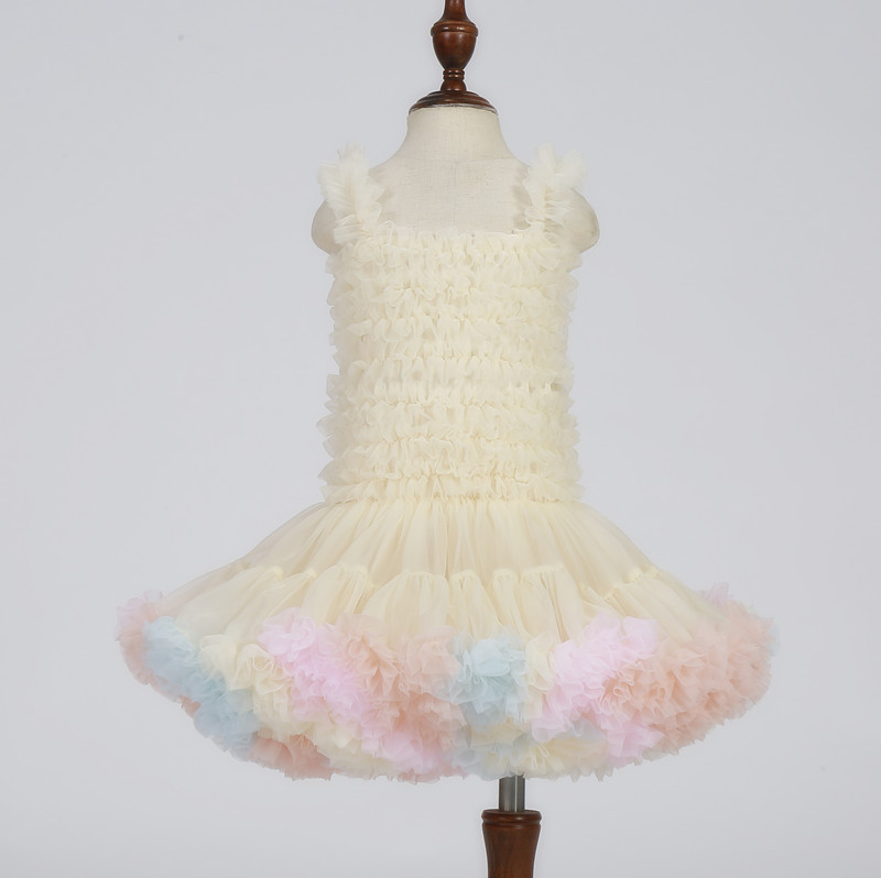 European and American children’s wear sling princess dress birthday gift dress girls princess dress fluffy children’s dress