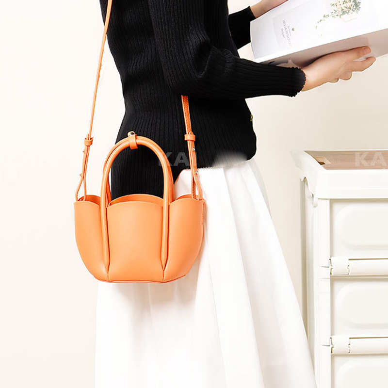 New niche design flower petal hand carry mother and child Messenger handbag cross-border fashion simple all-match handbag