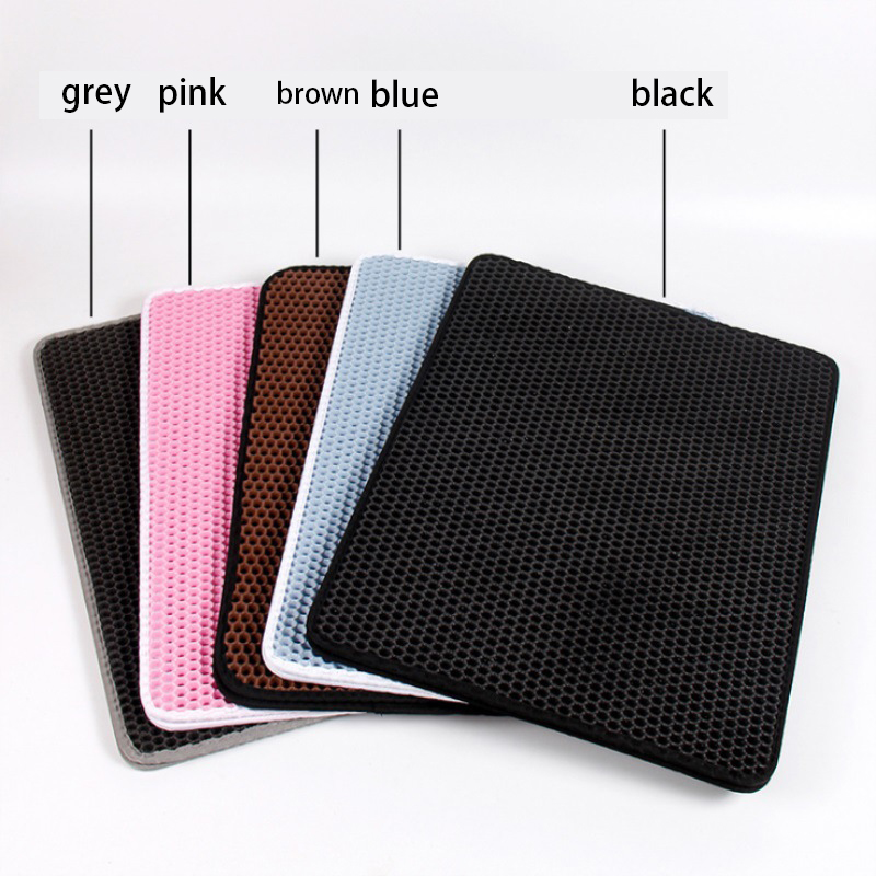 Manufacturers supply double-layer eva pet cat litter mat pet cat litter box sand filter mat pet supplies cat scratching mat