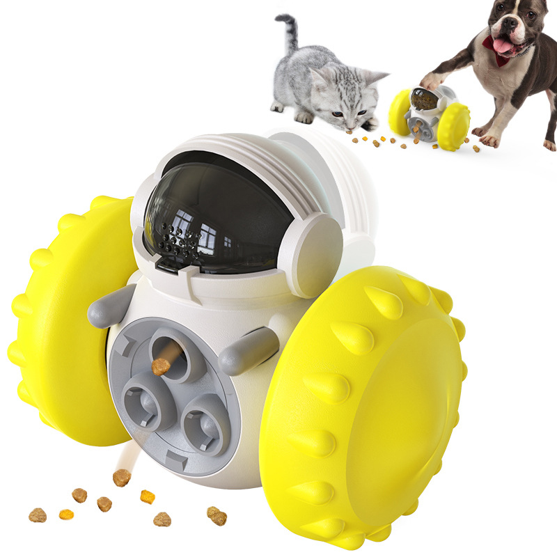 Pet Products Factory Home Wholesale Company New Explosion Model Amazon Slow Leakage Eater Dog Toy Cat Balance Scooter