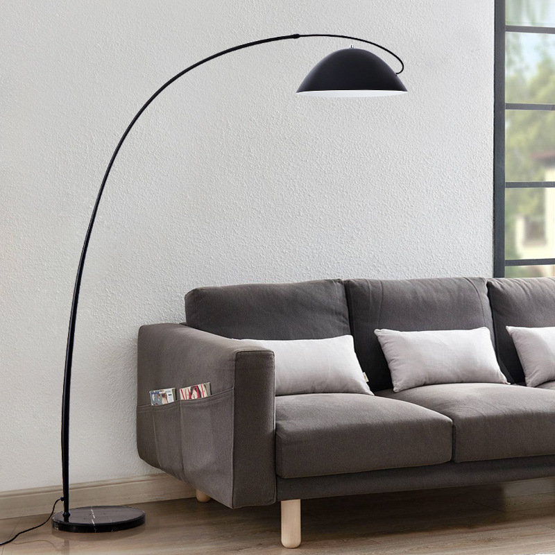 Living room floor lamp Nordic modern minimalist creative sofa corner atmosphere lighting Xiaohongshu popular fishing lamp