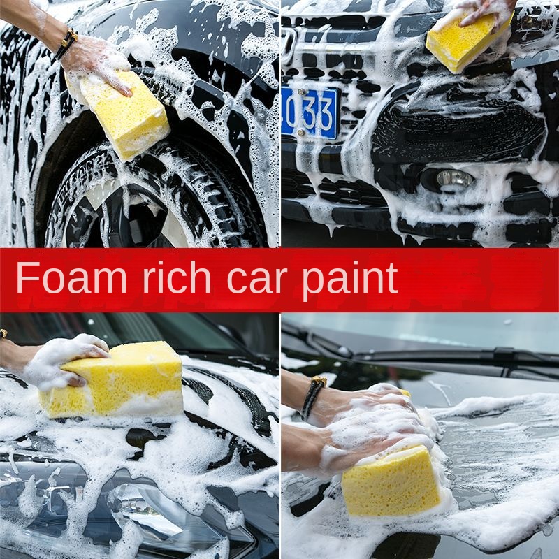 Car wash liquid water wax foam white car cleaning agent decontamination glazing coating wax supplies cleaner