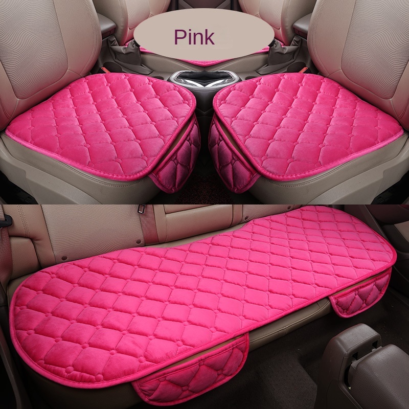 Car supplies new anti-running free tie warm car cushion three-piece set car supplies car cushion three-piece set seat cushion