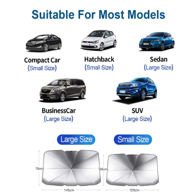 Car sunshade sunscreen heat insulation parasol car windshield sun visor car car sunshade