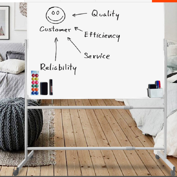 Whiteboard bracket type home removable vertical white shift writing board office meeting teaching training writing note board