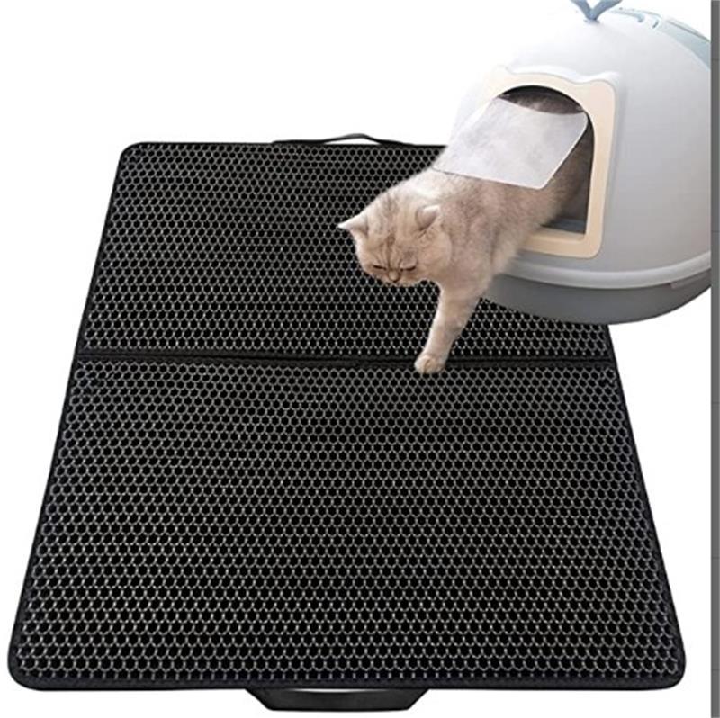 Manufacturers supply double-layer eva pet cat litter mat pet cat litter box sand filter mat pet supplies cat scratching mat