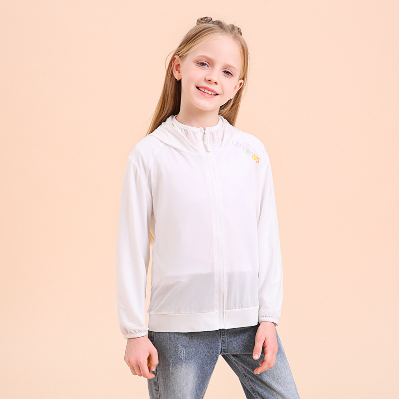 New summer children’s sun protection clothing boys quick-drying jacket girls skin clothing children mosquito-proof clothing sportswear