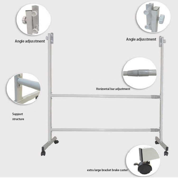 Whiteboard bracket type home removable vertical white shift writing board office meeting teaching training writing note board