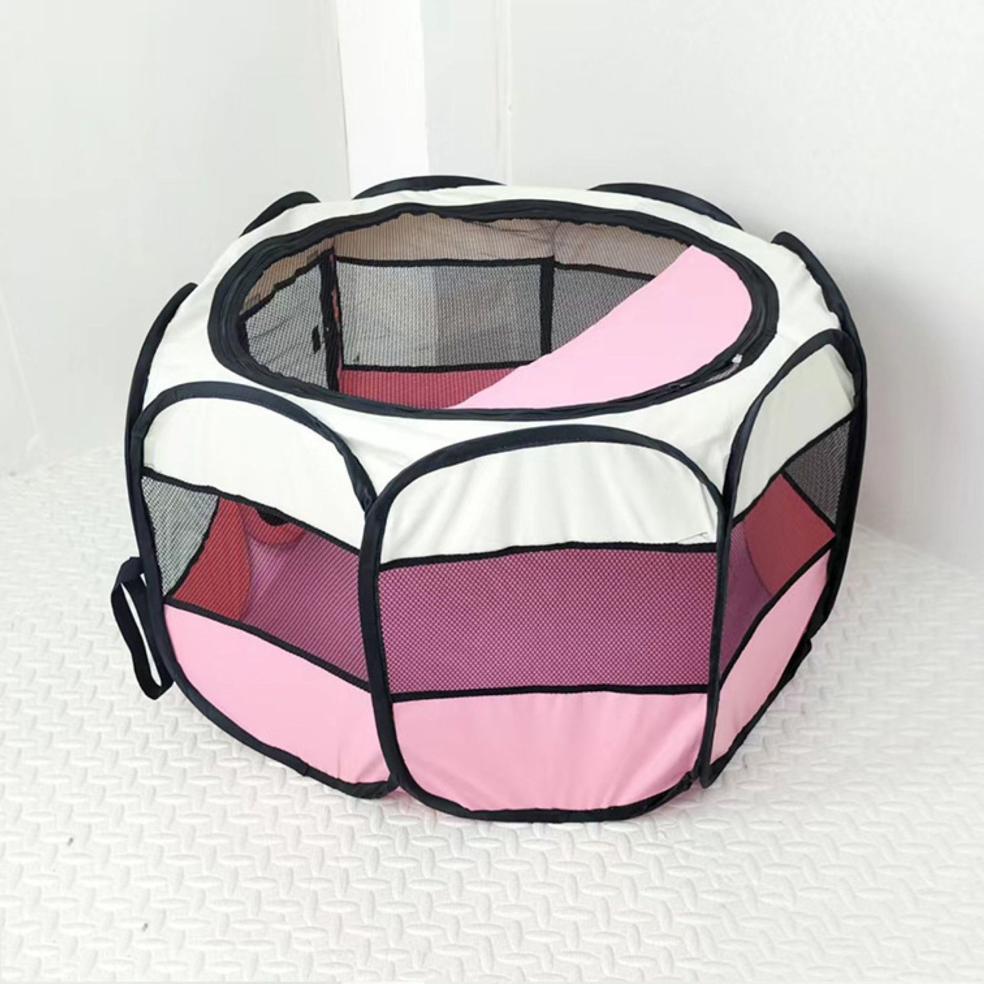 Octagonal pet delivery room dog cage cat litter foldable Oxford cloth waterproof and scratch-resistant dog tent cat delivery room pet fence