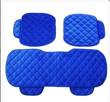 Car supplies new anti-running free tie warm car cushion three-piece set car supplies car cushion three-piece set seat cushion