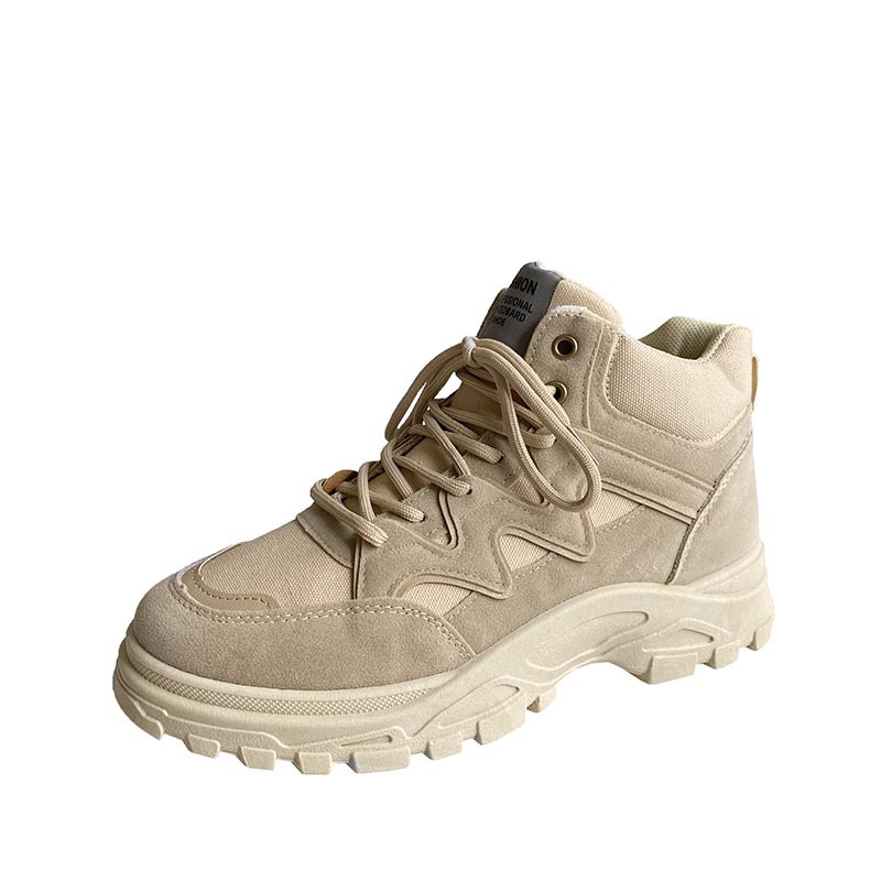 New high-top Martin boots men’s Korean version tooling boots all-match desert boots trendy men’s boots