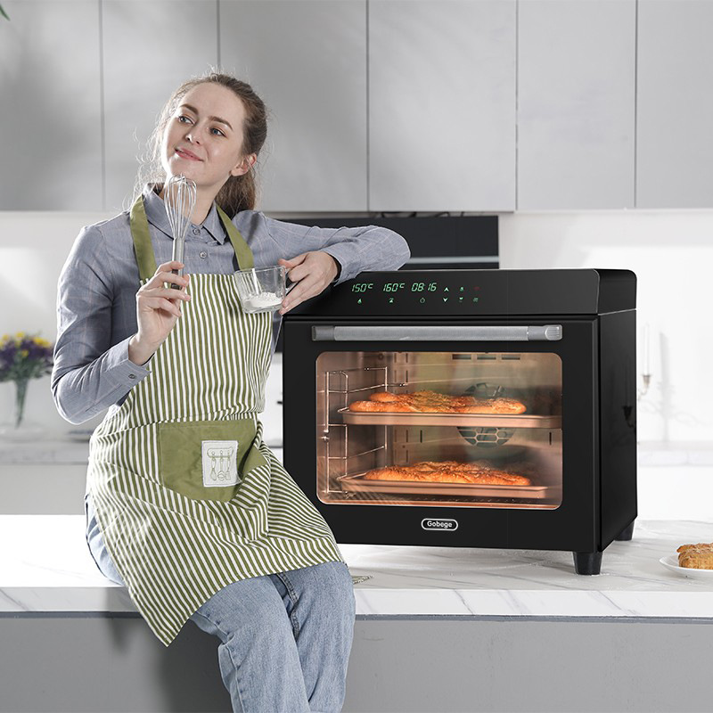 Household private room oven baking large-capacity commercial wind stove wind flat two-in-one electric oven