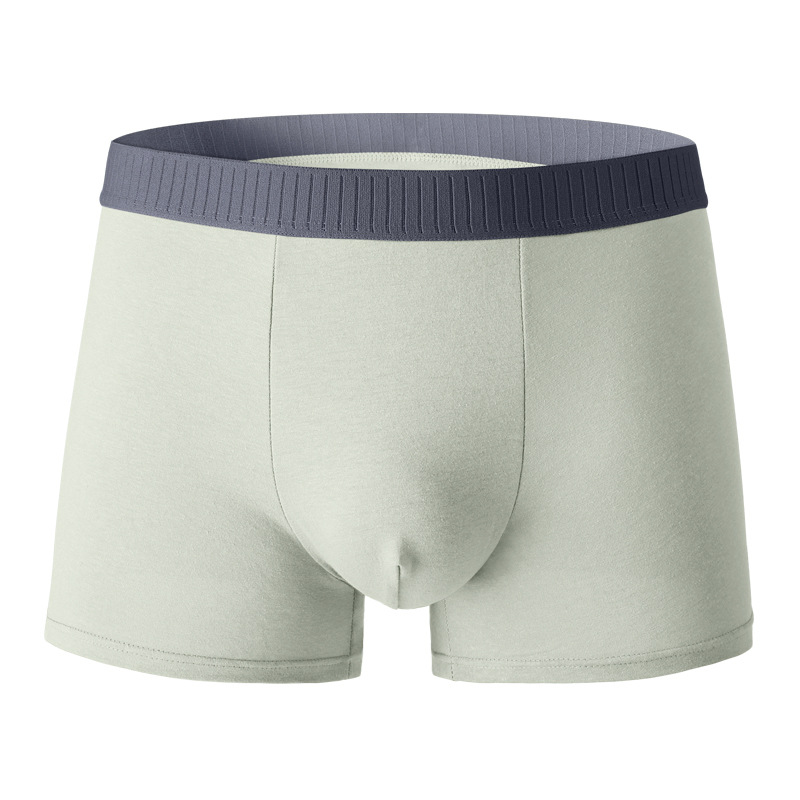 Men’s Pure Cotton Boxer Briefs Breathable and Comfortable Graphene Antibacterial