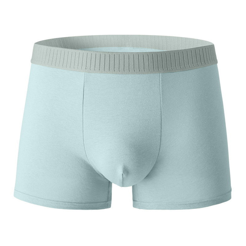 Men’s Pure Cotton Boxer Briefs Breathable and Comfortable Graphene Antibacterial