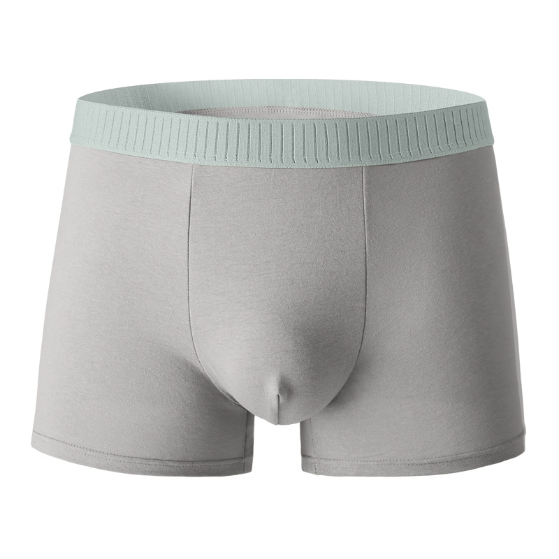 Men’s Pure Cotton Boxer Briefs Breathable and Comfortable Graphene Antibacterial