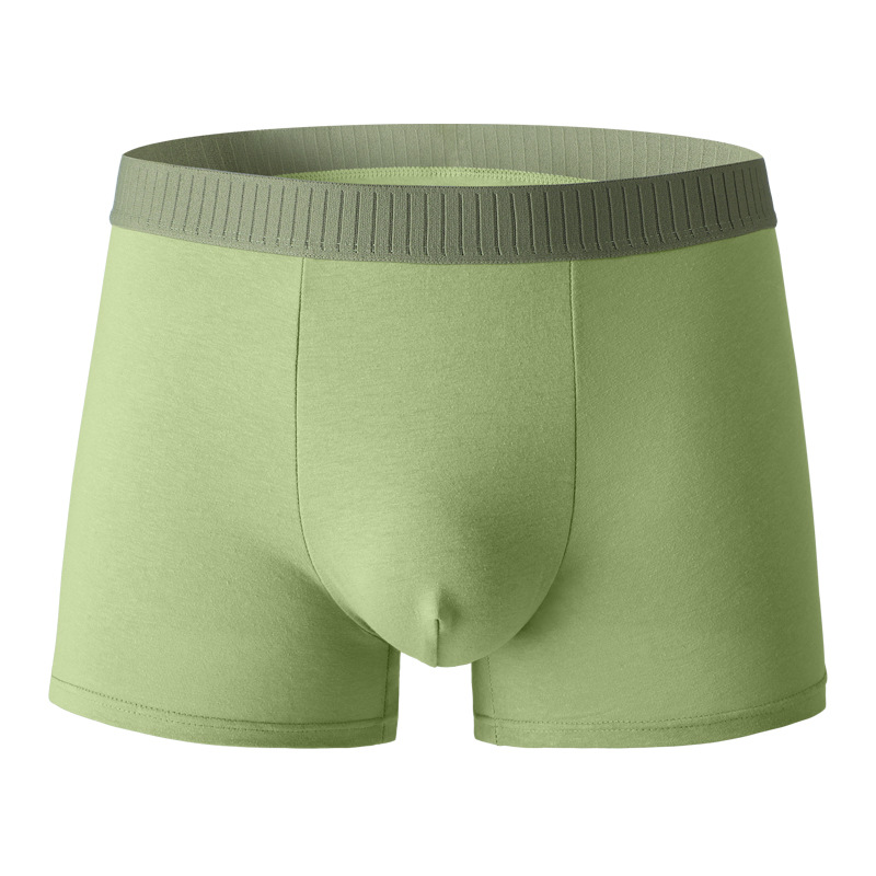 Men’s Pure Cotton Boxer Briefs Breathable and Comfortable Graphene Antibacterial