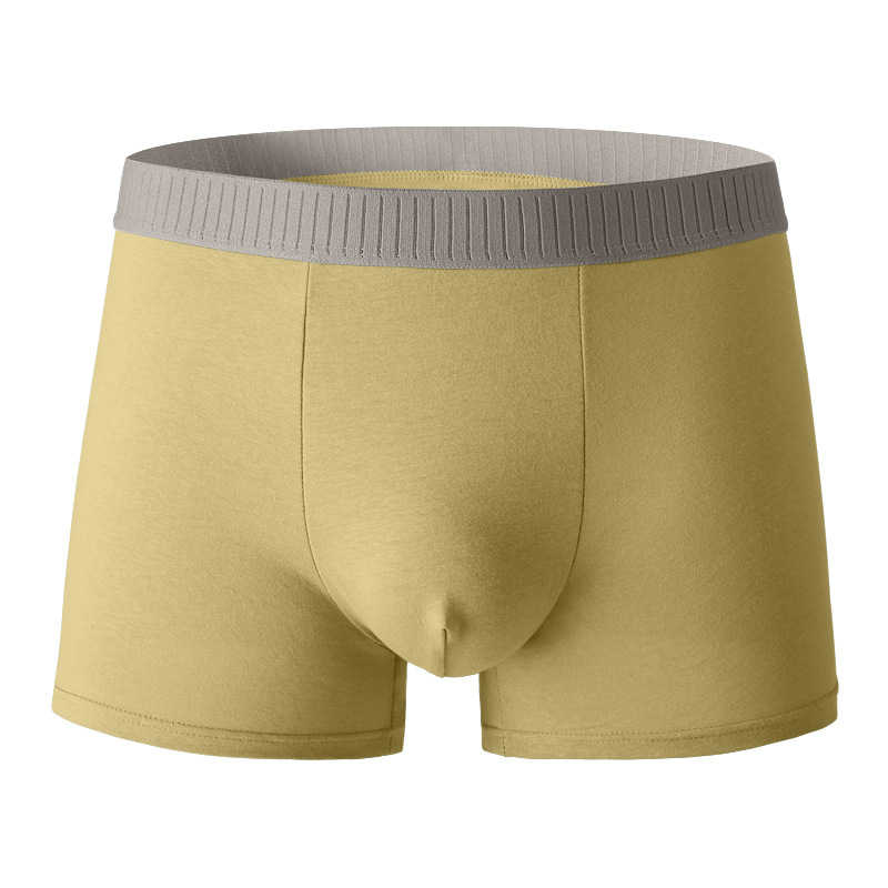 Men’s Pure Cotton Boxer Briefs Breathable and Comfortable Graphene Antibacterial