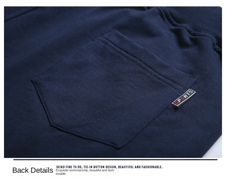 Summer Men’s Pure Cotton Casual Oversized Cropped Shorts