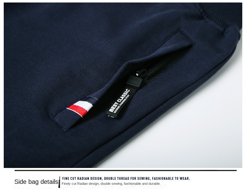 Summer Men’s Pure Cotton Casual Oversized Cropped Shorts