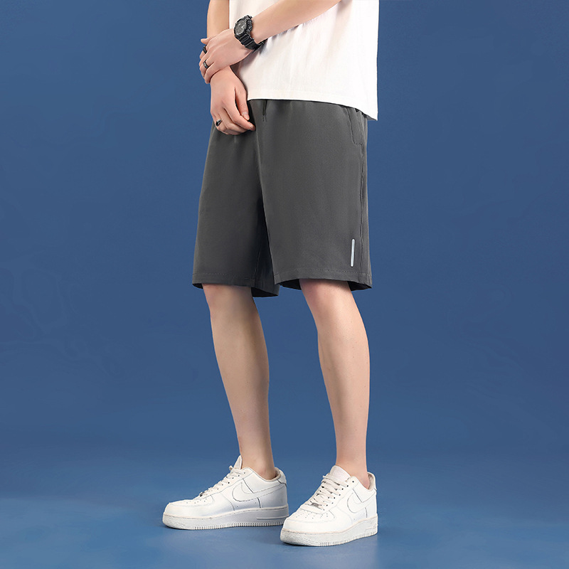 2023 summer new shorts trendy men’s loose casual ice silk quick-drying
