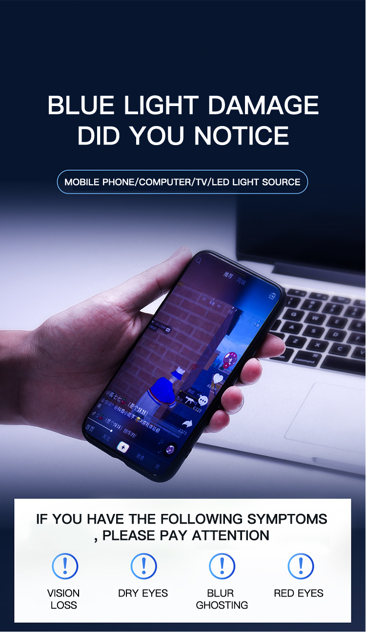 Anti Blue Light Myopia Glasses