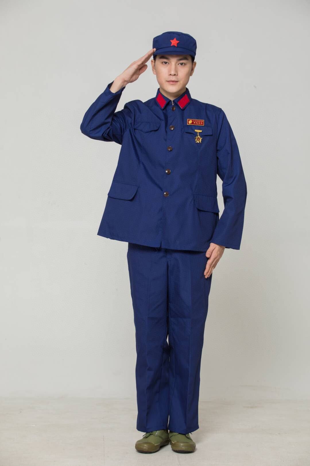 65 Old military uniform Army green blue old military uniform Red Guard ...