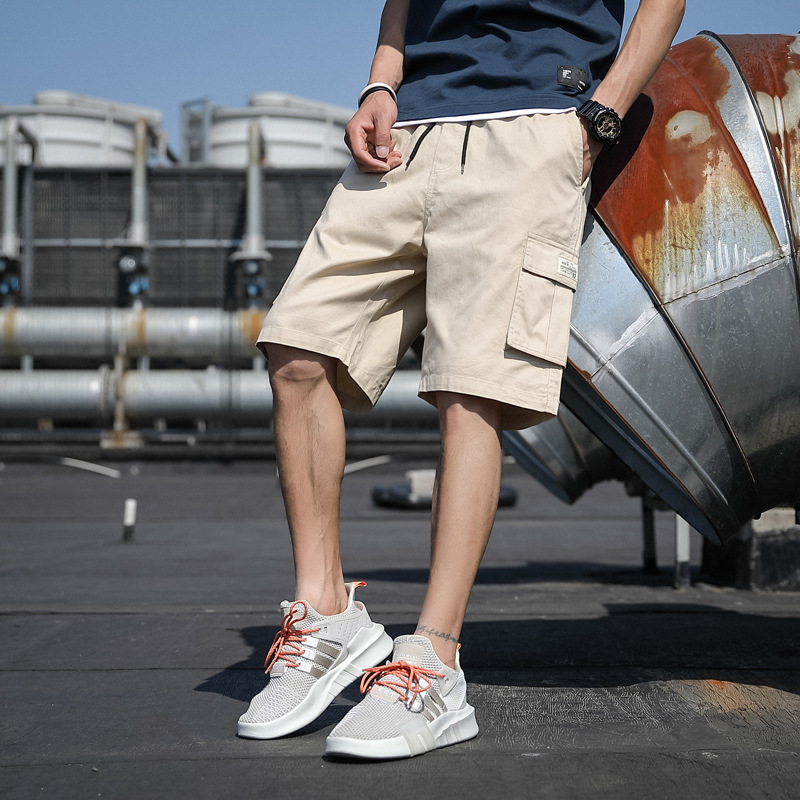 Camo shorts Cotton men’s casual quarter pants
