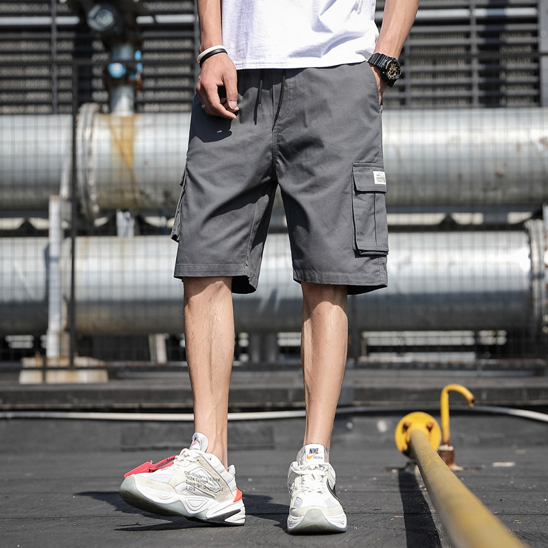 Camo shorts Cotton men’s casual quarter pants